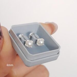 Abridor perla 4mm plata925