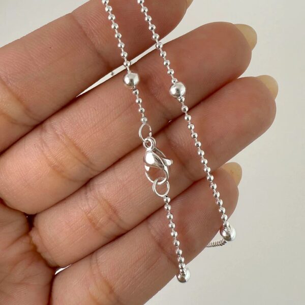 Cadenas de bolitas alternas / 45cm