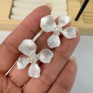 Aro metalizado- blanco