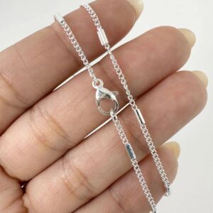 Cadena gourmet +rectángulos /50cm