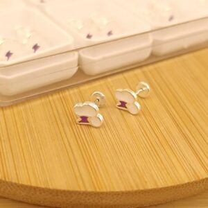 Abridor nube+ rayito esmaltado violeta