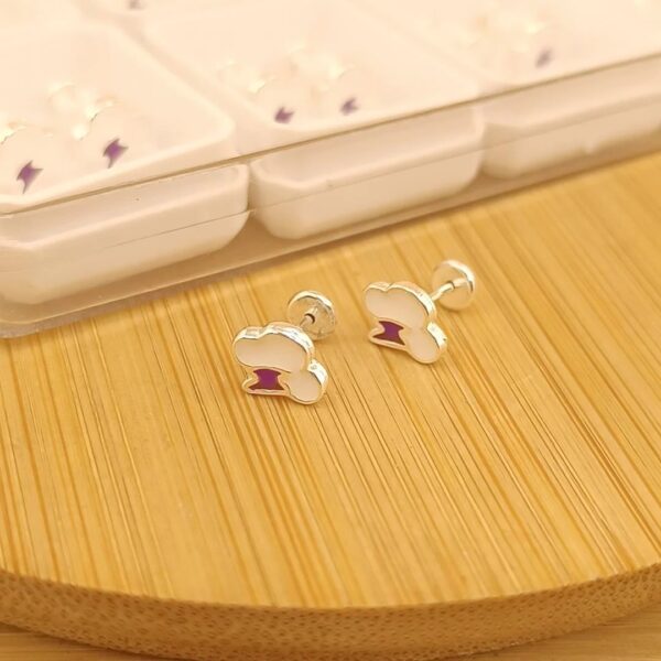 Abridor nube+ rayito esmaltado violeta