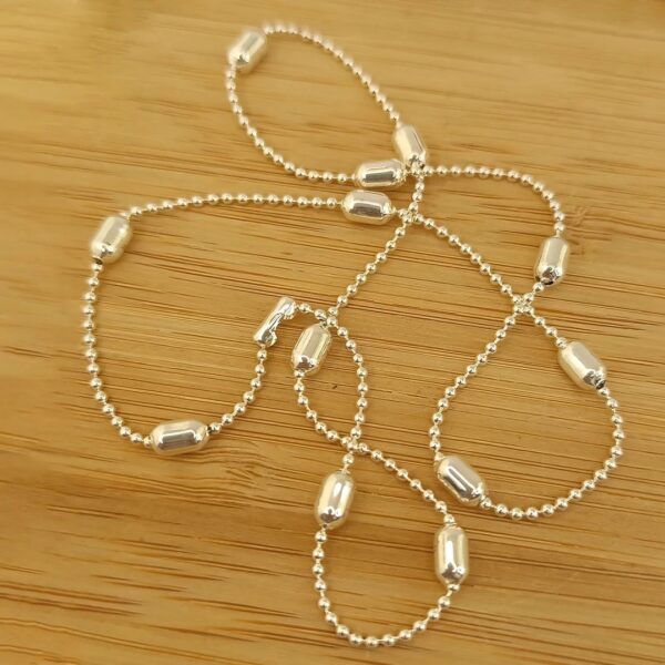 Cadenas bolitas+ cuentas