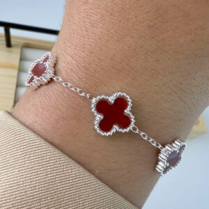 Pulsera trebol- bordo