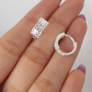 Argollita flores T/ pequeño