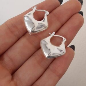 Argollita de plata inflada925