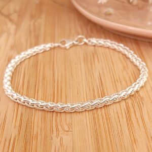 Pulsera cadena trigo 3mm