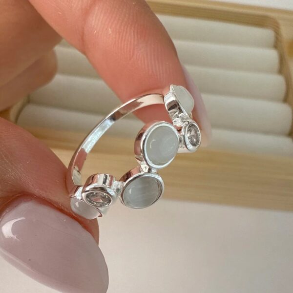 Anillo yin- blanco t/17-18