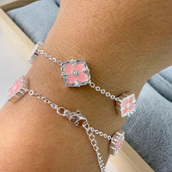 Pulsera baldina- rosado