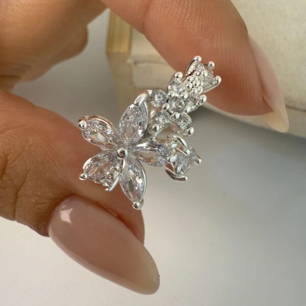 Anillos flores T 17/18