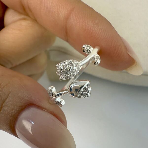 Anillo falange tulipanes