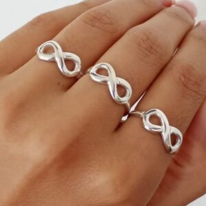 Anillo infinito liso