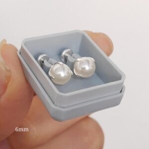 Abridor perla 6mm plata925