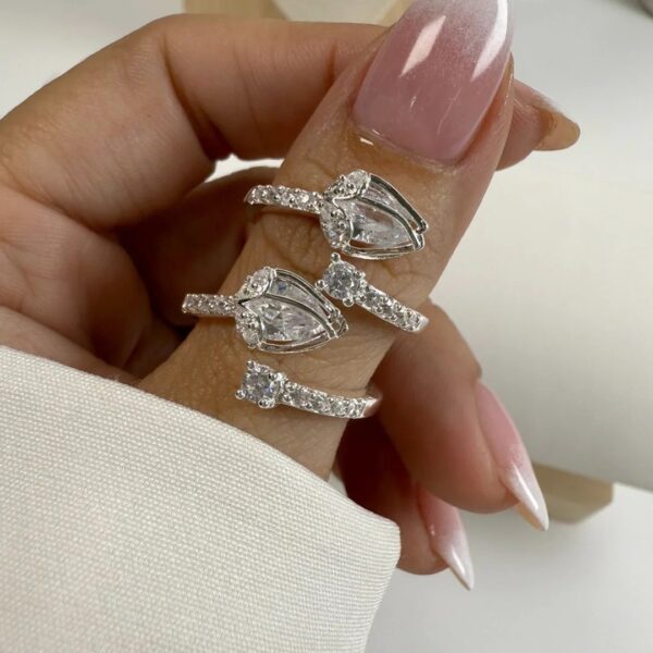 Anillo falange- blanco