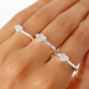 ANILLO CORAZÓN -PLATA925- T/18/19/20/21