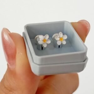 ABRIDOR MARGARITA - ESMALTADO DE COLORES BLANCO Y AMARILLO