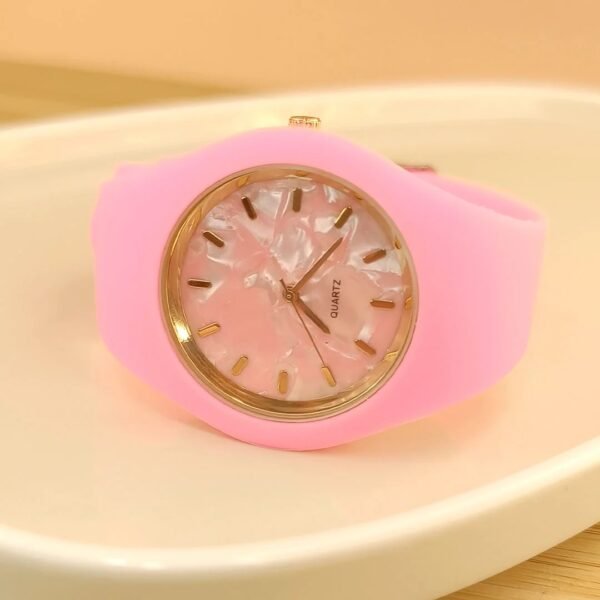 RELOJ HADLEY - ROSADO FLUOR DIAL NACARADO